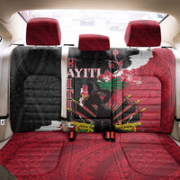 Ayiti Neg Marron Back Car Seat Cover Dashiki Mix Polynesian Pattern - Wonder Print Shop