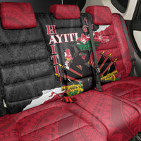 Ayiti Neg Marron Back Car Seat Cover Dashiki Mix Polynesian Pattern - Wonder Print Shop