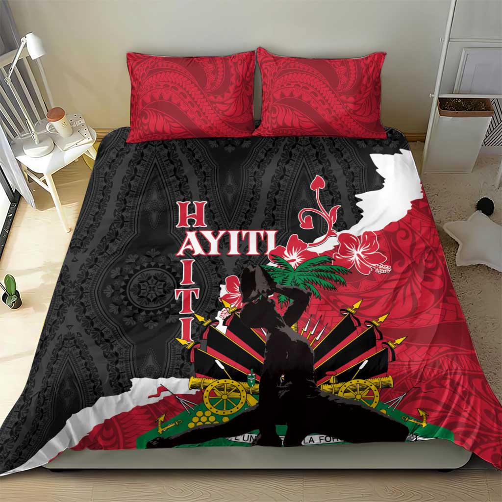 Ayiti Neg Marron Bedding Set Dashiki Mix Polynesian Pattern - Wonder Print Shop