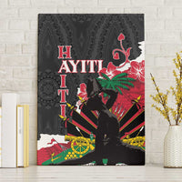 Ayiti Neg Marron Canvas Wall Art Dashiki Mix Polynesian Pattern - Wonder Print Shop