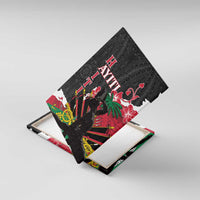 Ayiti Neg Marron Canvas Wall Art Dashiki Mix Polynesian Pattern - Wonder Print Shop