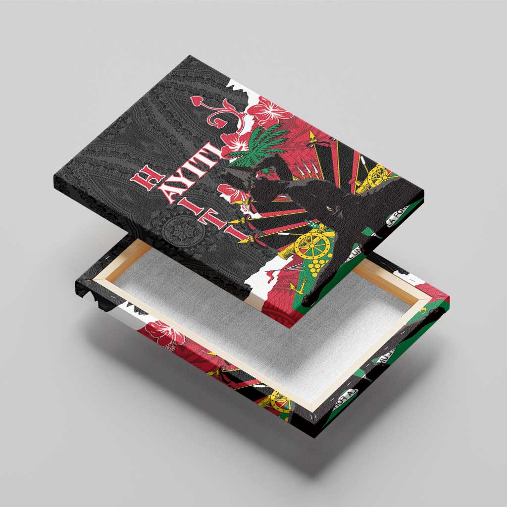 Ayiti Neg Marron Canvas Wall Art Dashiki Mix Polynesian Pattern - Wonder Print Shop