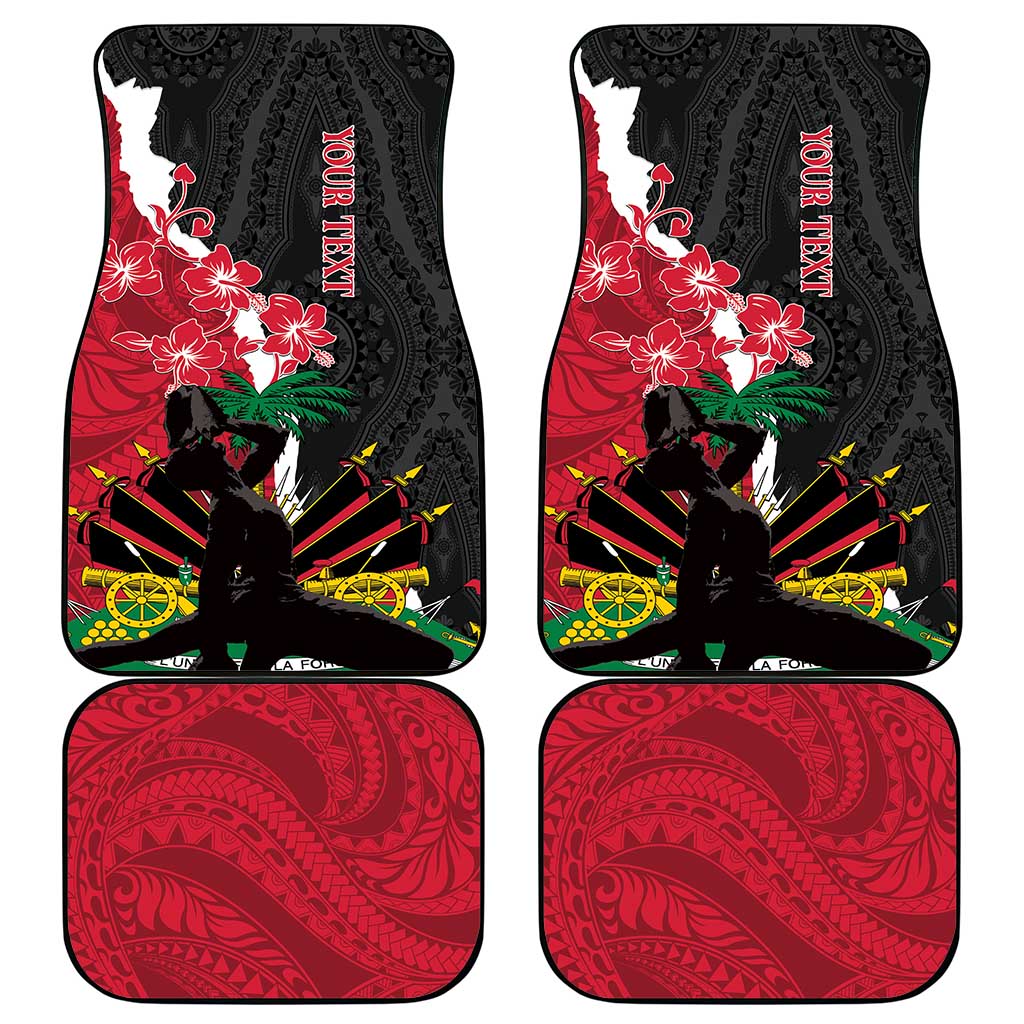 Ayiti Neg Marron Car Mats Dashiki Mix Polynesian Pattern - Wonder Print Shop