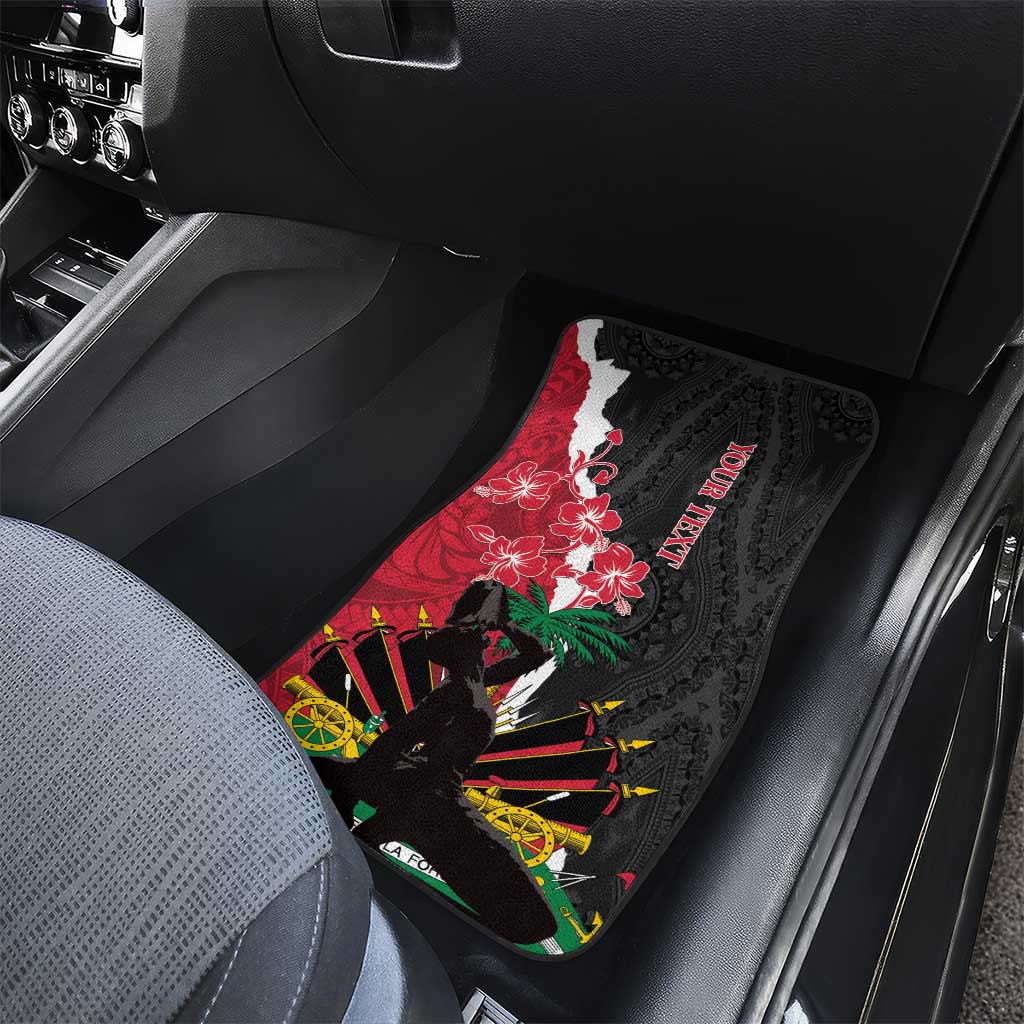 Ayiti Neg Marron Car Mats Dashiki Mix Polynesian Pattern - Wonder Print Shop