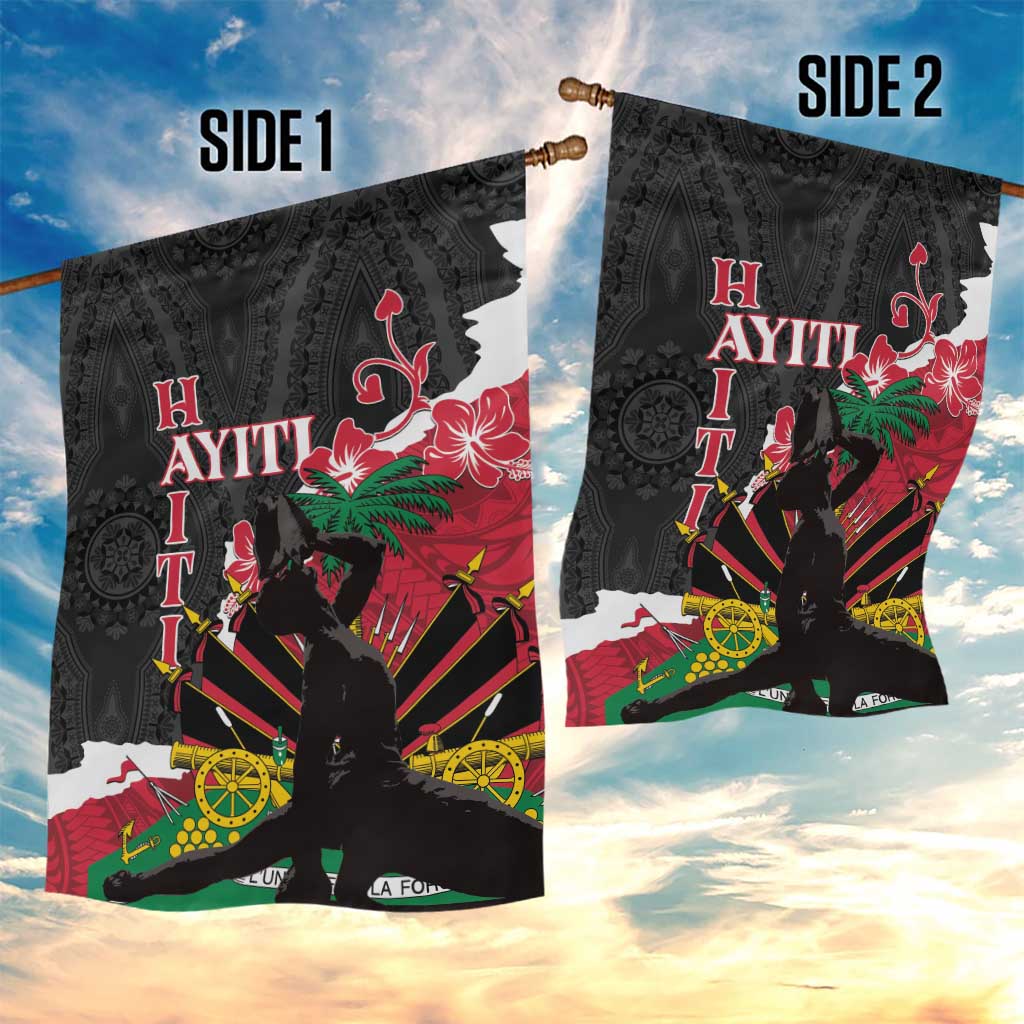 Ayiti Neg Marron Garden Flag Dashiki Mix Polynesian Pattern - Wonder Print Shop