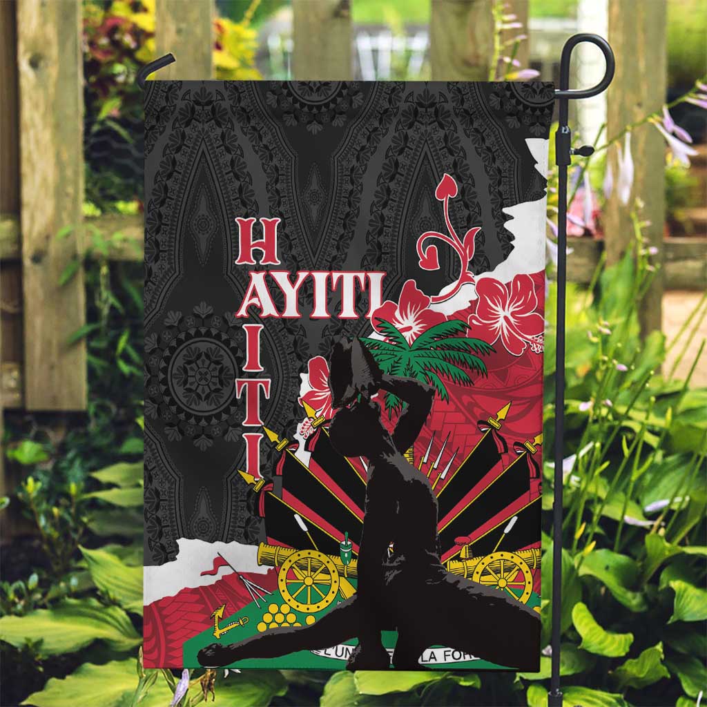Ayiti Neg Marron Garden Flag Dashiki Mix Polynesian Pattern - Wonder Print Shop