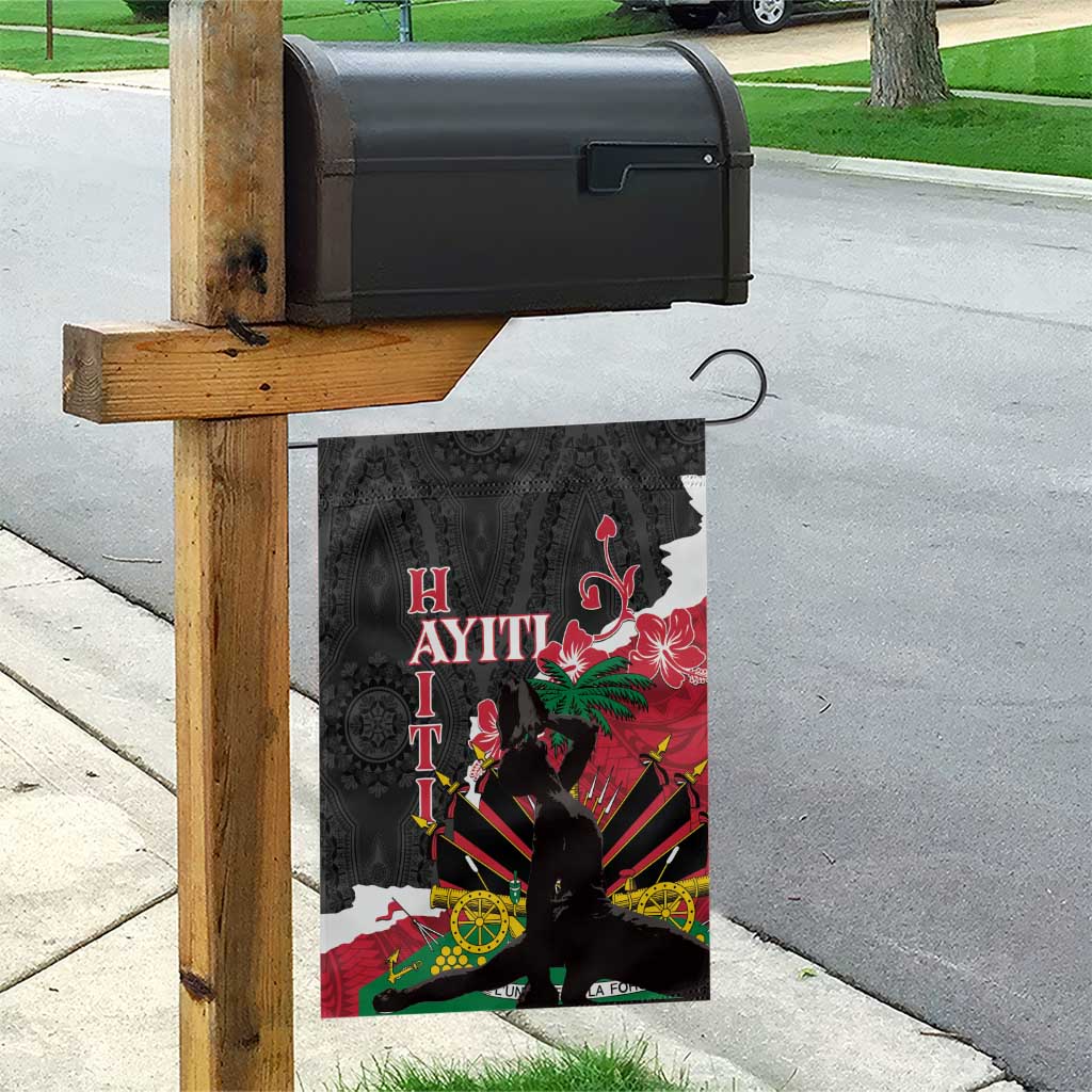 Ayiti Neg Marron Garden Flag Dashiki Mix Polynesian Pattern - Wonder Print Shop