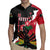 Personalised Ayiti Neg Marron Rugby Jersey Dashiki Mix Polynesian Pattern - Wonder Print Shop
