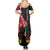 Personalised Ayiti Neg Marron Summer Maxi Dress Dashiki Mix Polynesian Pattern - Wonder Print Shop