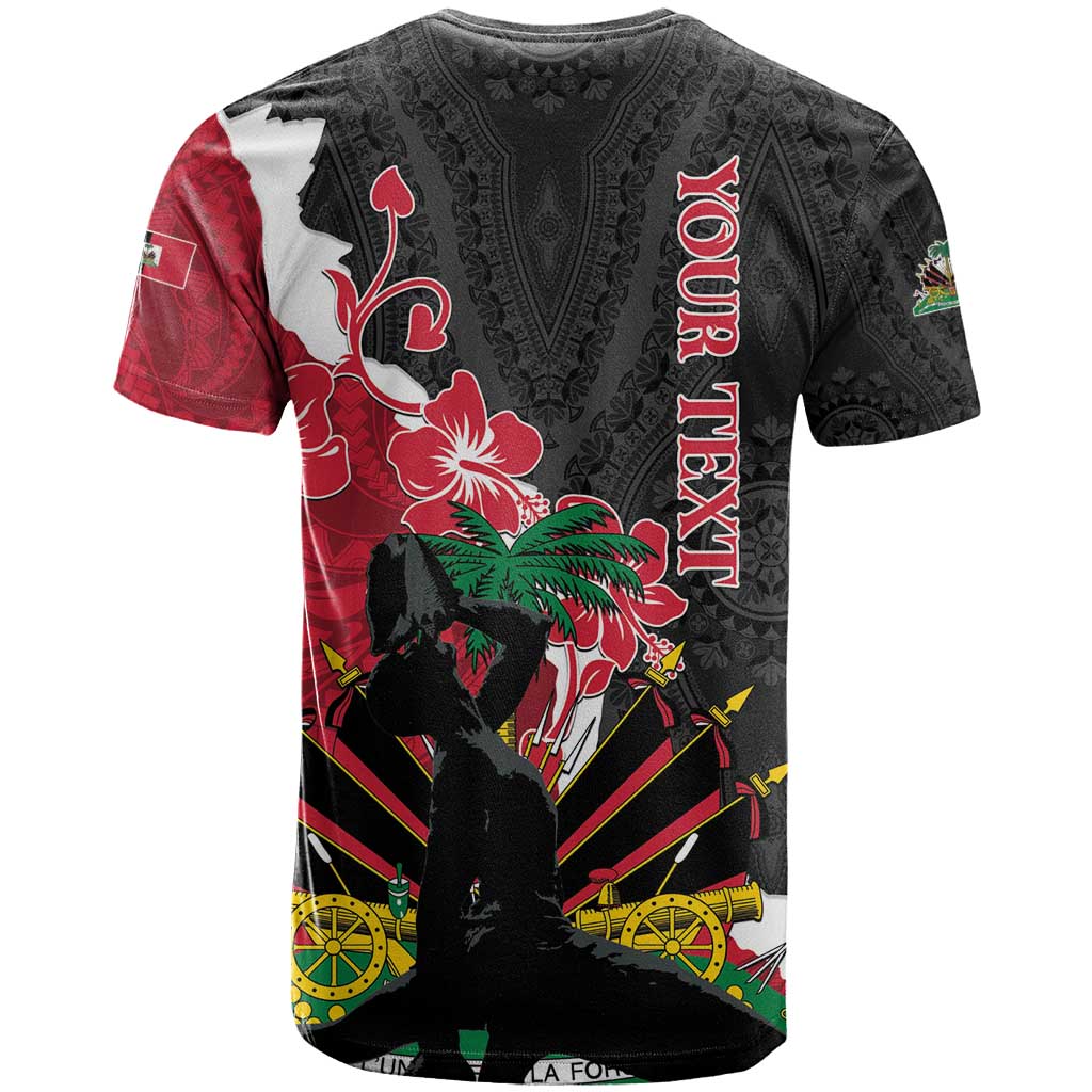 Personalised Ayiti Neg Marron T Shirt Dashiki Mix Polynesian Pattern - Wonder Print Shop