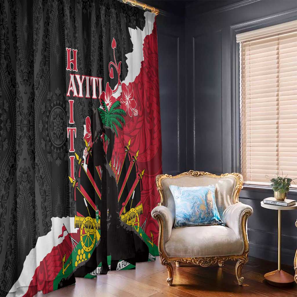 Ayiti Neg Marron Window Curtain Dashiki Mix Polynesian Pattern - Wonder Print Shop