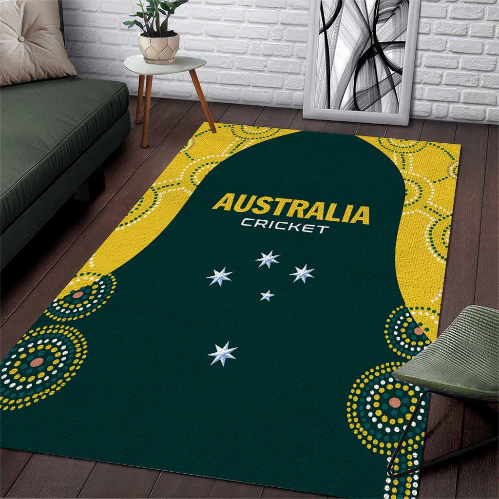 Australia Cricket Area Rug Aussies Champions - Wonder Print Shop