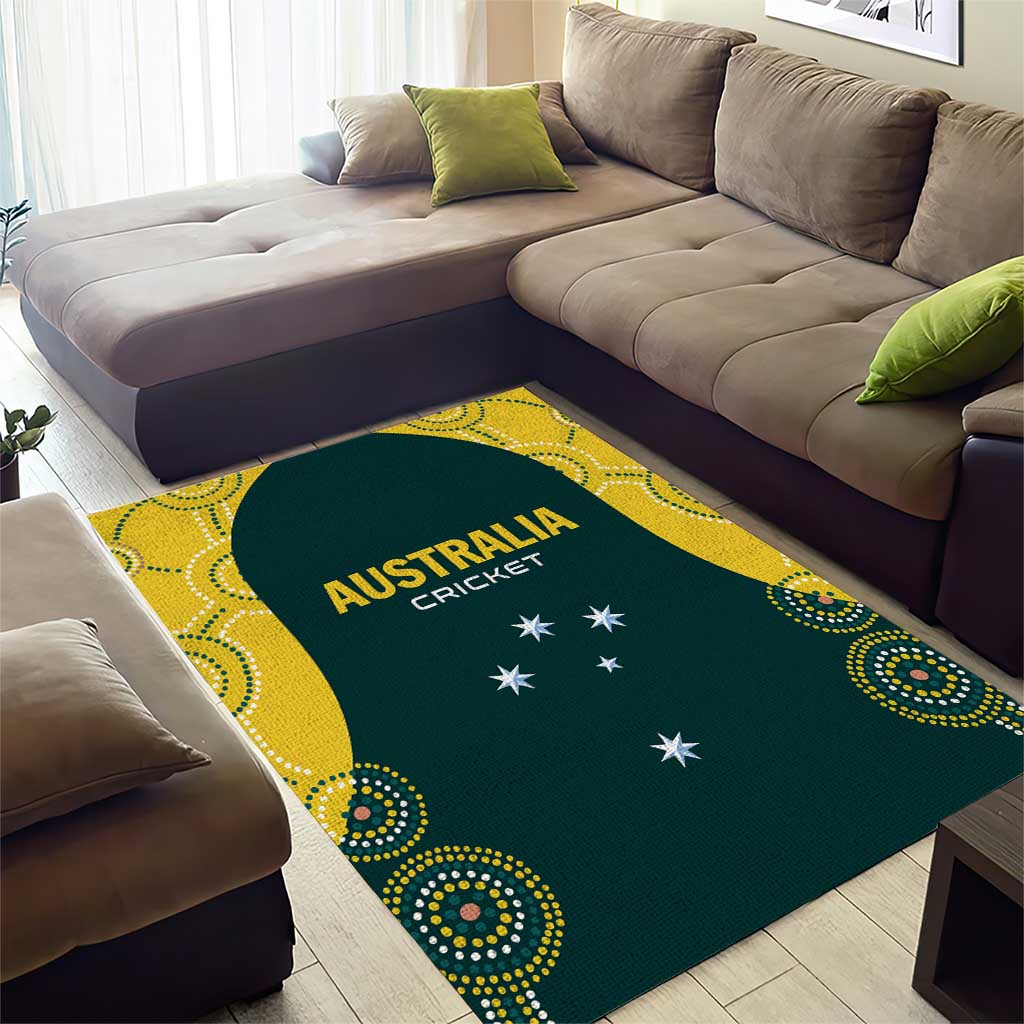 Australia Cricket Area Rug Aussies Champions - Wonder Print Shop