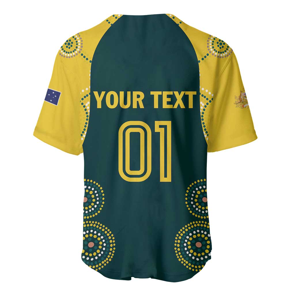 Custom Australia Cricket Baseball Jersey Aussies Champions - Wonder Print Shop