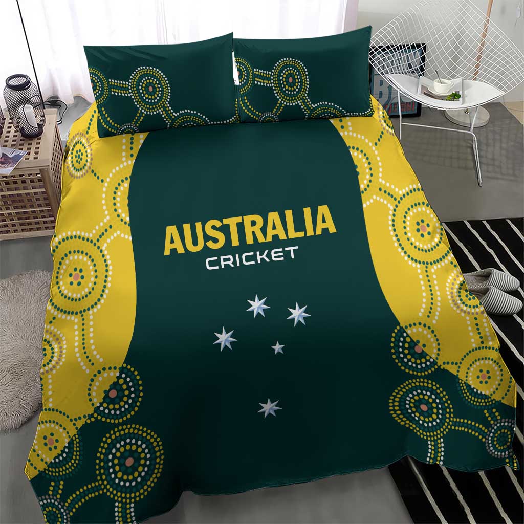 Australia Cricket Bedding Set Aussies Champions - Wonder Print Shop