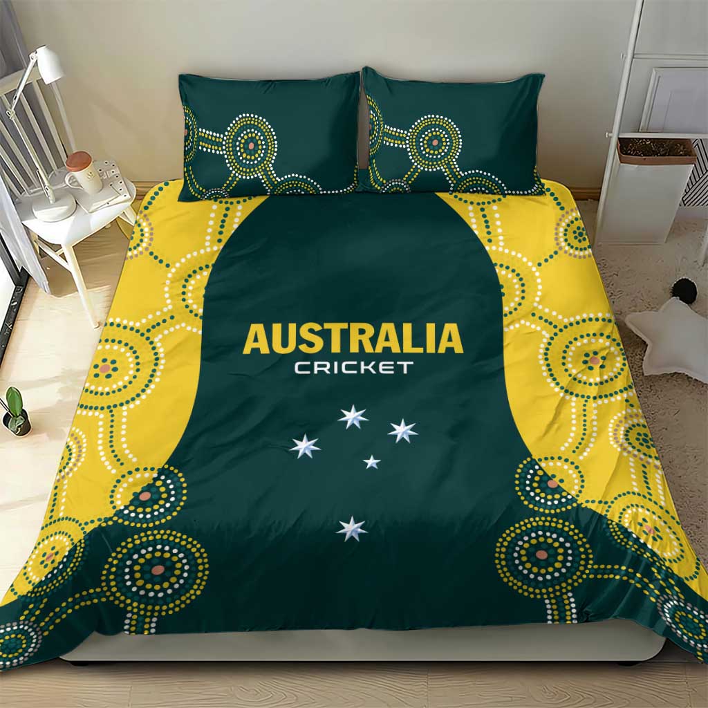 Australia Cricket Bedding Set Aussies Champions - Wonder Print Shop