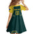 Custom Australia Cricket Family Matching Summer Maxi Dress and Hawaiian Shirt Aussies Champions - Wonder Print Shop