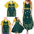 Custom Australia Cricket Family Matching Summer Maxi Dress and Hawaiian Shirt Aussies Champions - Wonder Print Shop