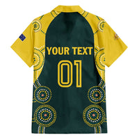 Custom Australia Cricket Family Matching Summer Maxi Dress and Hawaiian Shirt Aussies Champions - Wonder Print Shop