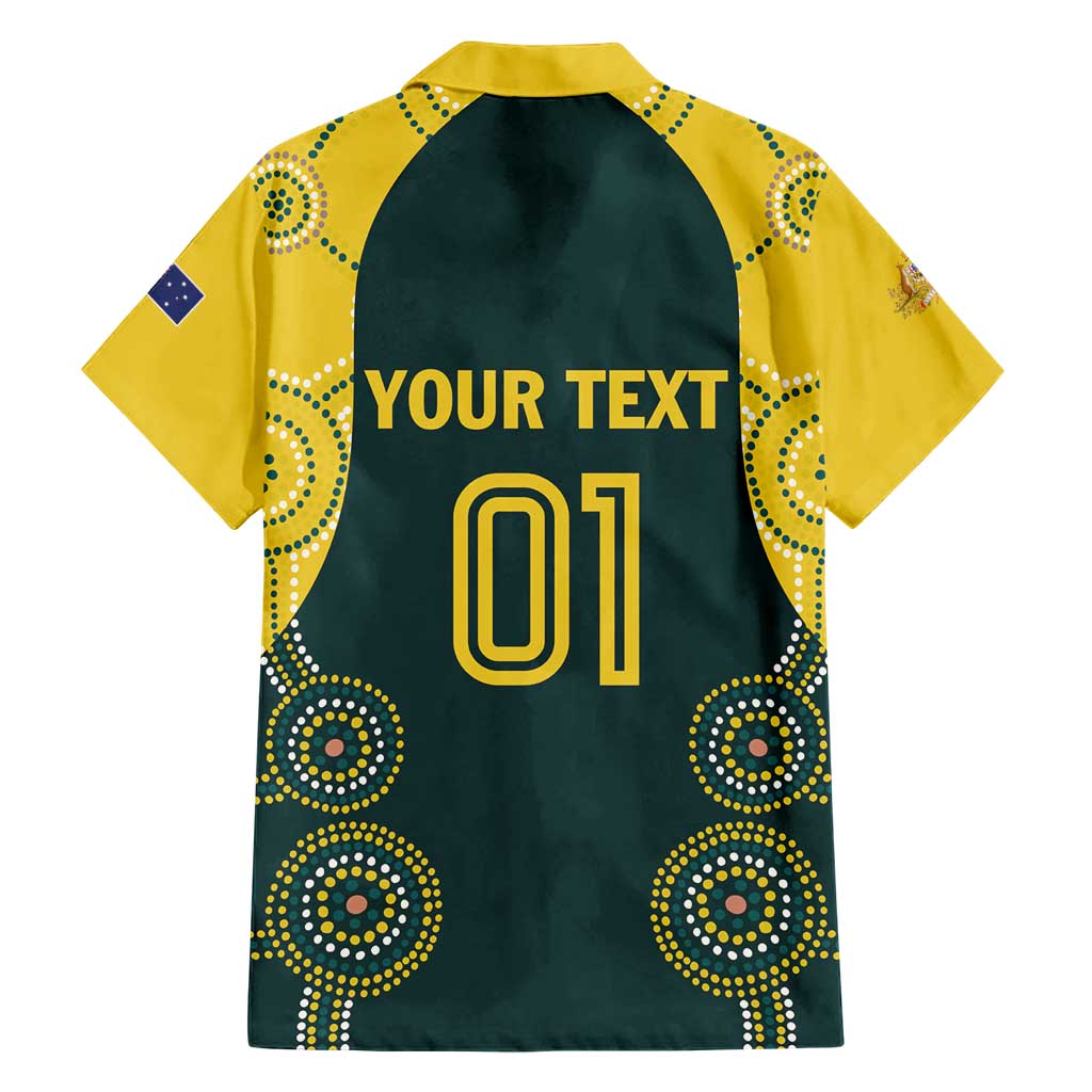 Custom Australia Cricket Hawaiian Shirt Aussies Champions - Wonder Print Shop