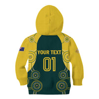 Custom Australia Cricket Kid Hoodie Aussies Champions - Wonder Print Shop
