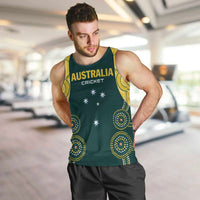 Custom Australia Cricket Men Tank Top Aussies Champions - Wonder Print Shop