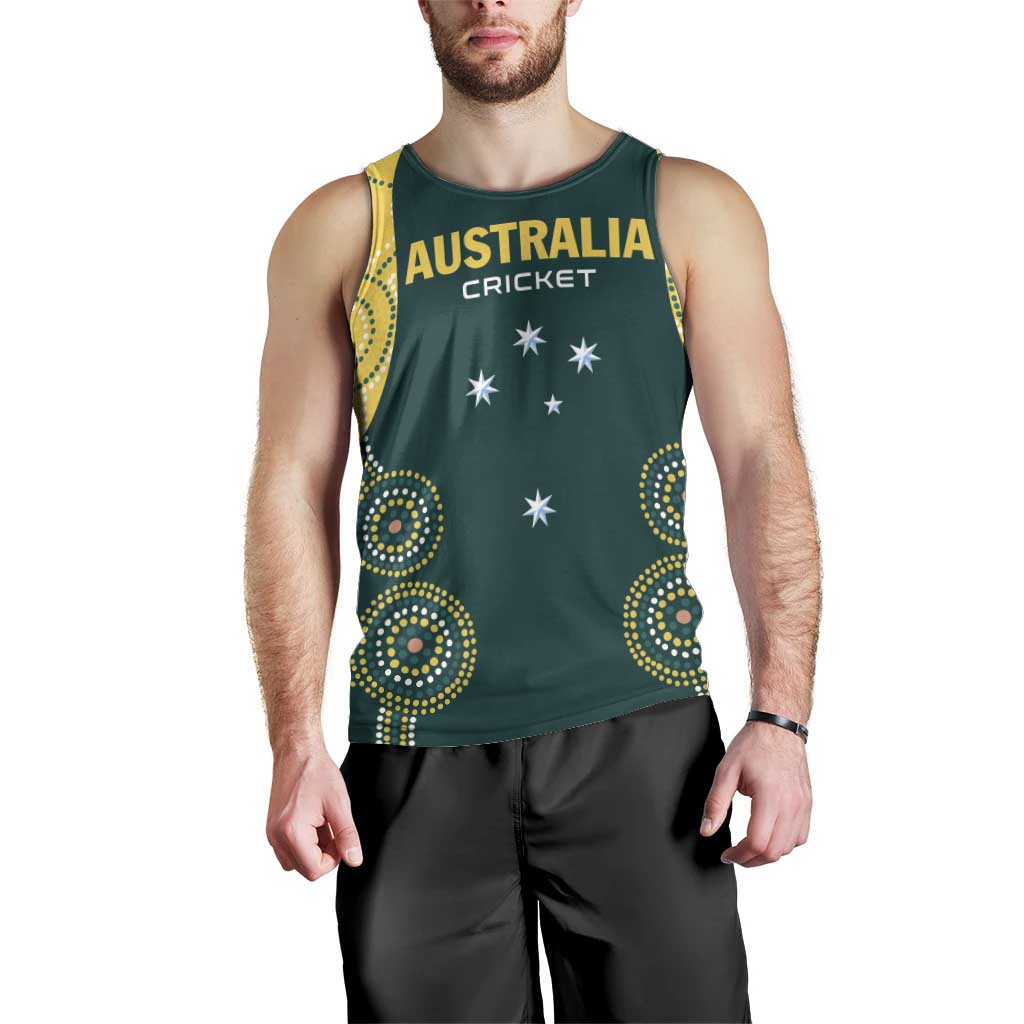 Custom Australia Cricket Men Tank Top Aussies Champions - Wonder Print Shop