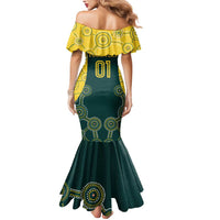 Custom Australia Cricket Mermaid Dress Aussies Champions - Wonder Print Shop