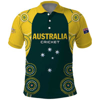 Custom Australia Cricket Polo Shirt Aussies Champions - Wonder Print Shop