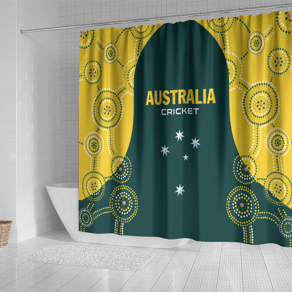 Australia Cricket Shower Curtain Aussies Champions