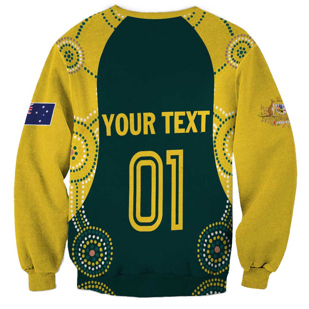 Custom Australia Cricket Sweatshirt Aussies Champions - Wonder Print Shop