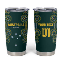 Custom Australia Cricket Tumbler Cup Aussies Champions - Wonder Print Shop