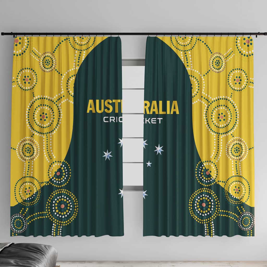 Australia Cricket Window Curtain Aussies Champions - Wonder Print Shop