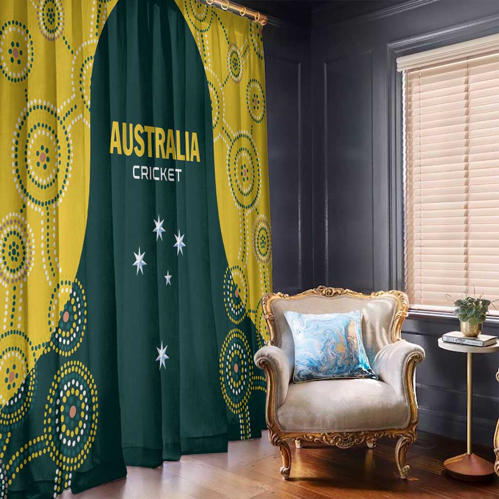 Australia Cricket Window Curtain Aussies Champions - Wonder Print Shop