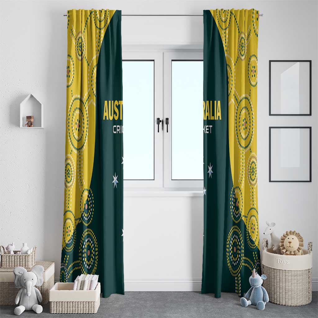 Australia Cricket Window Curtain Aussies Champions - Wonder Print Shop