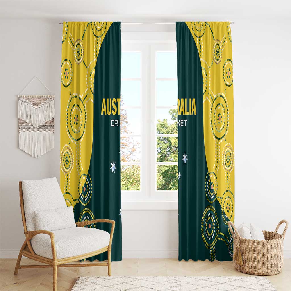 Australia Cricket Window Curtain Aussies Champions - Wonder Print Shop