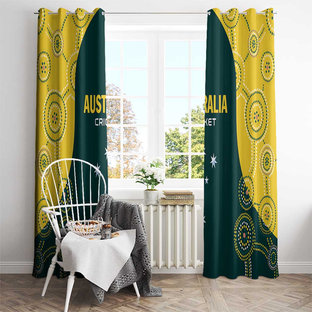 Australia Cricket Window Curtain Aussies Champions - Wonder Print Shop