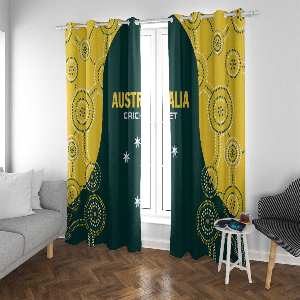 Australia Cricket Window Curtain Aussies Champions - Wonder Print Shop