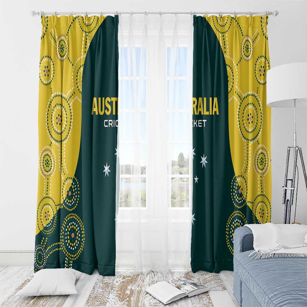 Australia Cricket Window Curtain Aussies Champions - Wonder Print Shop