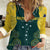 Custom Australia Cricket Women Casual Shirt Aussies Champions - Wonder Print Shop