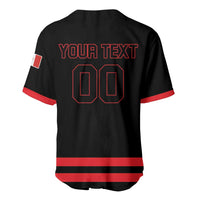 Custom Canada 2026 Hockey Baseball Jersey Team Maple Leaf Black Version - Wonder Print Shop