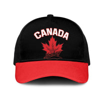 Canada 2026 Hockey Mesh Trucker Cap Team Maple Leaf Black Version - Wonder Print Shop