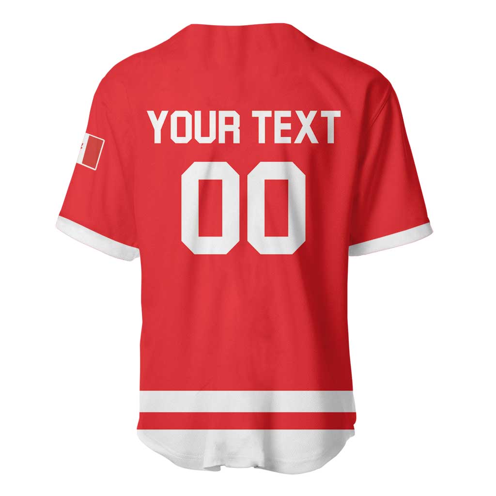 Custom Canada 2026 Hockey Baseball Jersey Team Maple Leaf Red Version - Wonder Print Shop