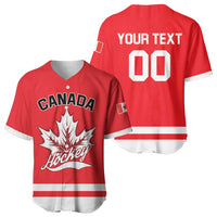Custom Canada 2026 Hockey Baseball Jersey Team Maple Leaf Red Version - Wonder Print Shop