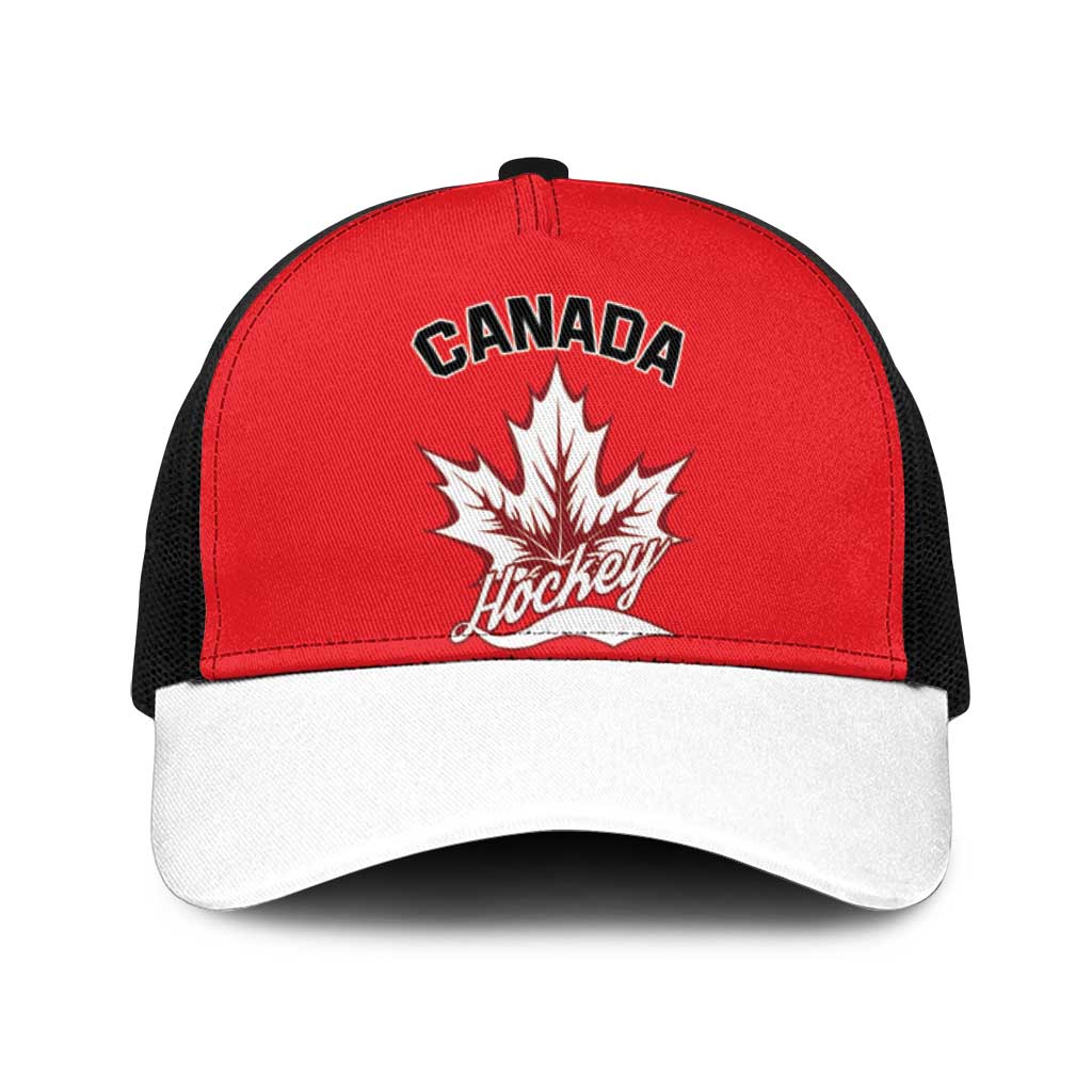 Canada 2026 Hockey Baseball Net Cap Team Maple Leaf Red Version - Wonder Print Shop
