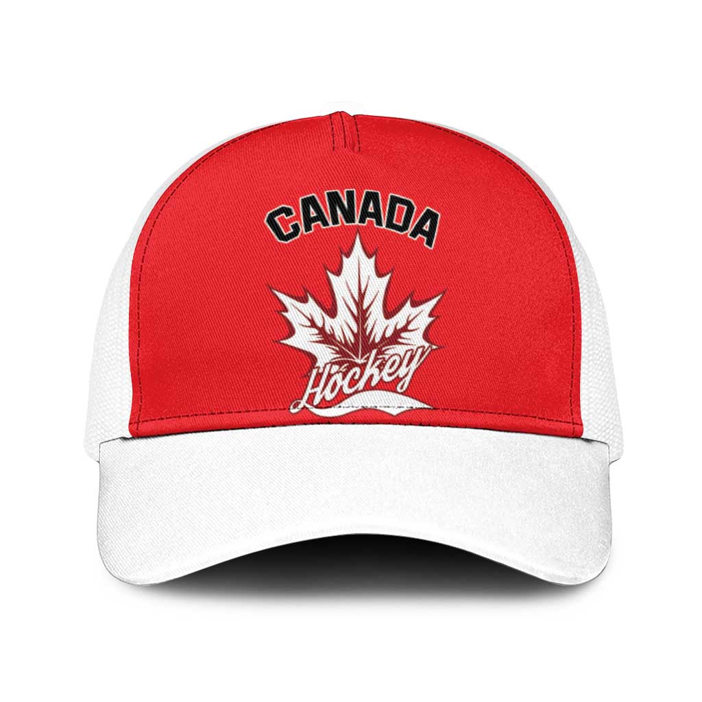 Canada 2026 Hockey Baseball Net Cap Team Maple Leaf Red Version - Wonder Print Shop