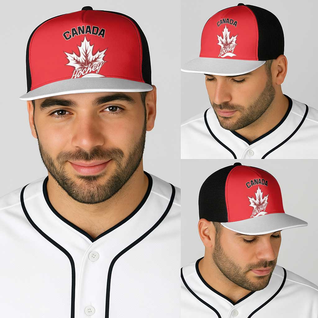 Canada 2026 Hockey Baseball Net Cap Team Maple Leaf Red Version - Wonder Print Shop