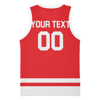 Custom Canada 2026 Hockey Basketball Jersey Team Maple Leaf Red Version - Wonder Print Shop
