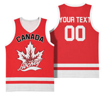 Custom Canada 2026 Hockey Basketball Jersey Team Maple Leaf Red Version - Wonder Print Shop