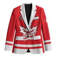 Custom Canada 2026 Hockey Blazer Team Maple Leaf Red Version - Wonder Print Shop